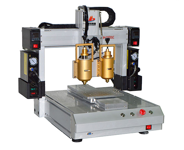 Double head single station automatic dispensing machine